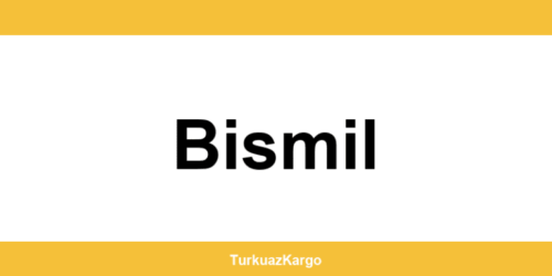 MNG Kargo Bismil şubeleri ve iletişim bilgileri