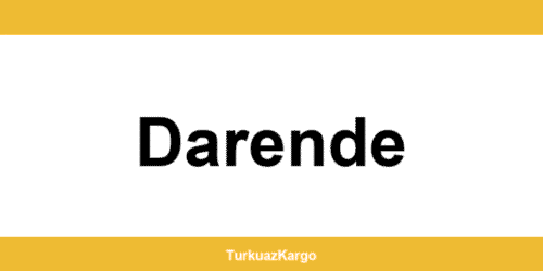 MNG Kargo Darende şubeleri ve iletişim bilgileri